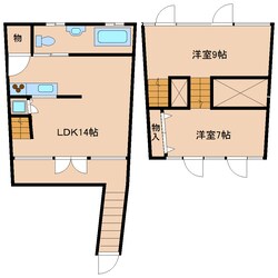 生駒駅 徒歩10分 2階の物件間取画像